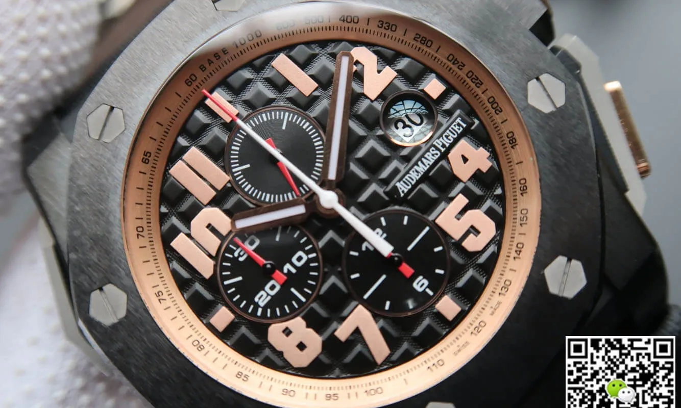 Audemars Piguet Royal Oak Offshore 26378IO.OO.A001KE.01 JF Factory 1:1 Best Edition Replica Watch V2 Black Strap